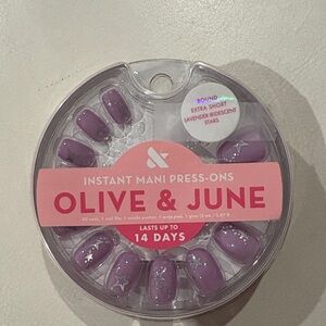 Lavender Iridescent Press-On Nails